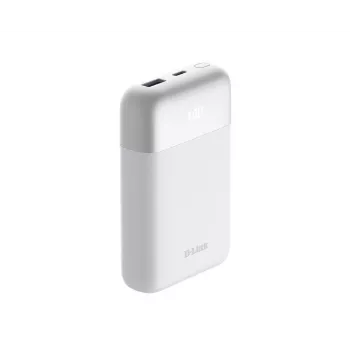 D-Link 10000mAh išorinė baterija, 10000 mAh, Balta