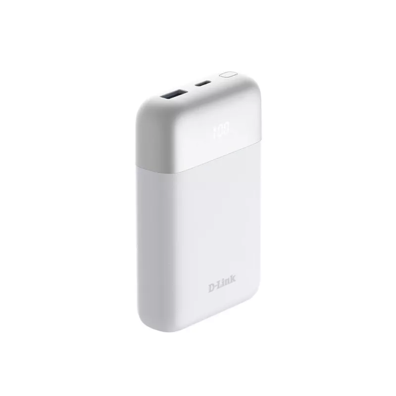 D-Link 10000mAh išorinė baterija, 10000 mAh, Balta