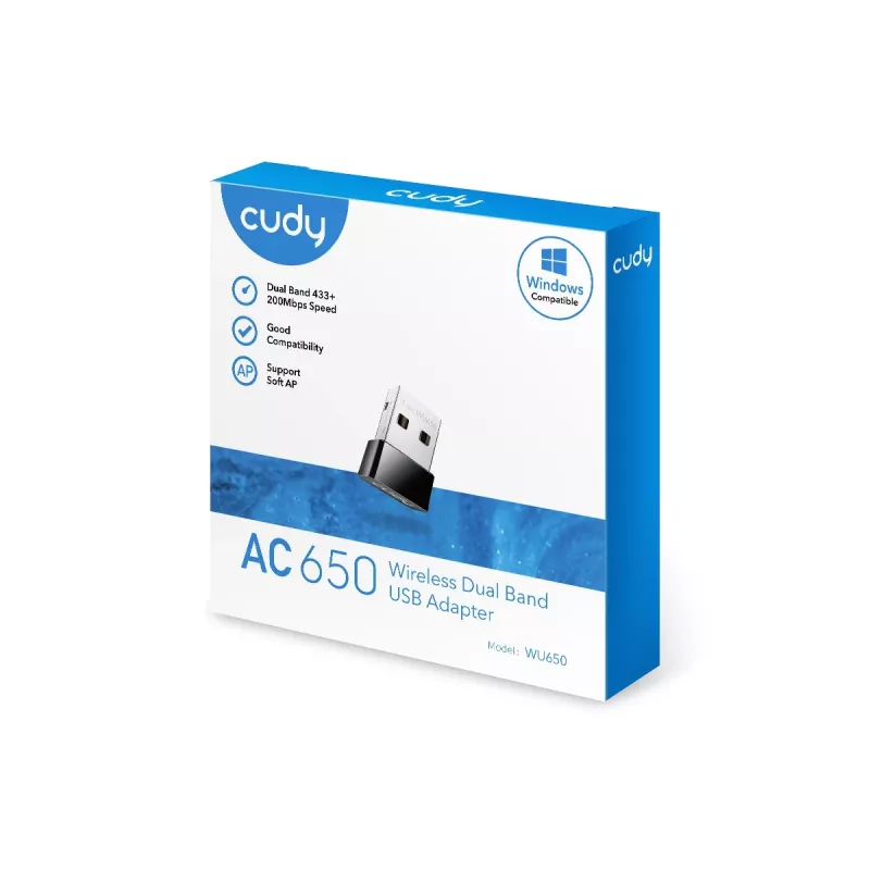 Cudy WU650 tinklo plokštė WLAN 433 Mbit/s