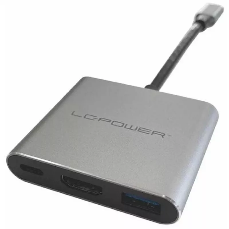 LC-Power LC-HUB-C-MULTI-4-V2 USB-C į USB-A/USB-C/HDMI