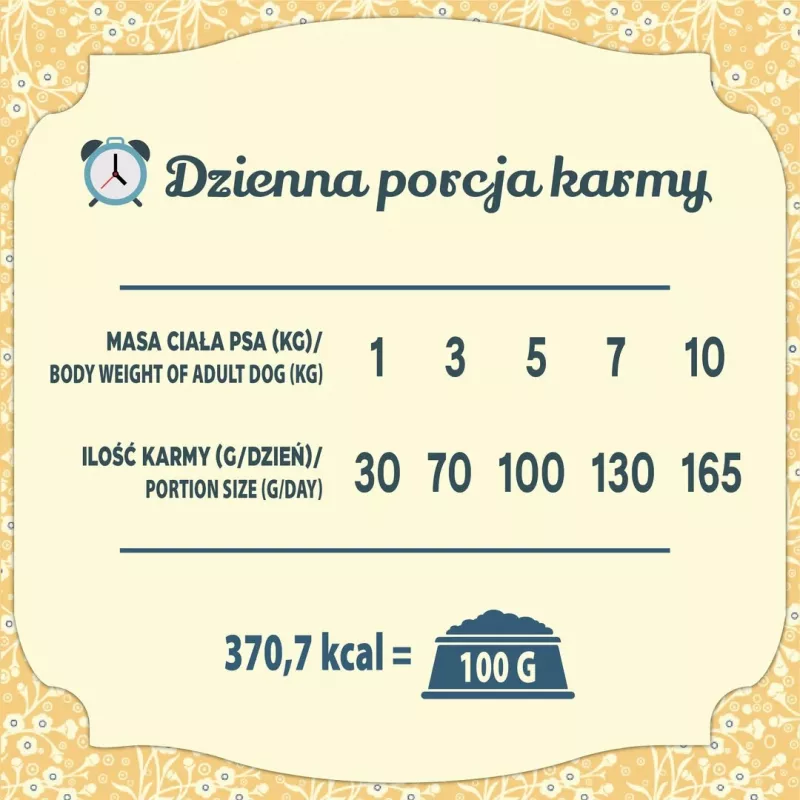 FOLK Small breeds Kašubų stiliaus žuvies specialybė su obuoliais, petražolėmis ir gelsve – sausas šunų maistas – 7 kg