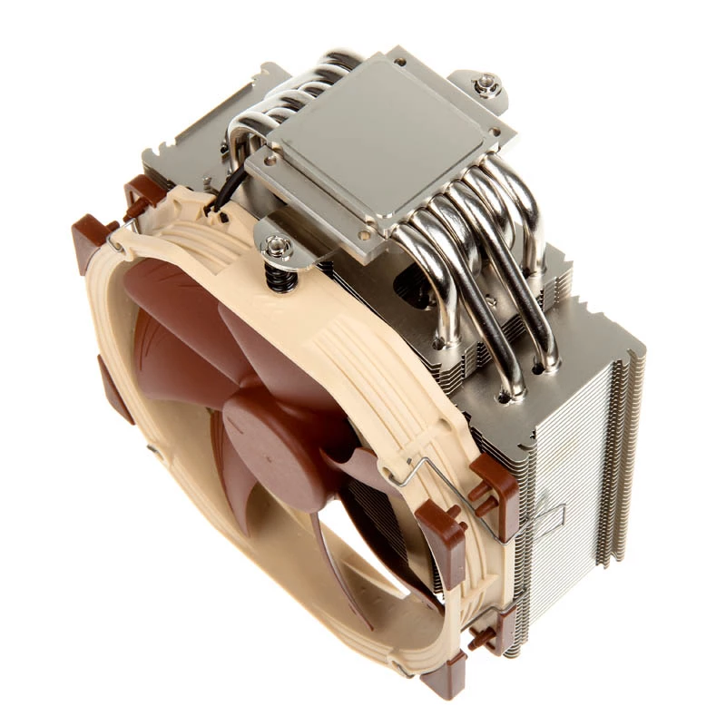 Noctua NH-U14S kompiuterio aušinimo komponentas procesoriaus aušintuvas 12 cm Bronzinė, Nerūdijantis plienas
