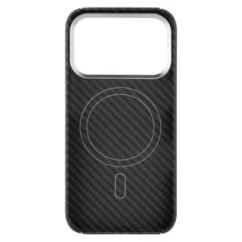 Apsauginis dėklas-įmautė FIXED MagVelar, skirtas Apple iPhone 17 Pro, juodas