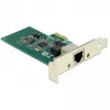 DeLock PCI Express kortelė > 1 x Gigabit LAN - Tinklo adapteris - PCIe 2.1 žemo profilio - Gigabit Ethernet