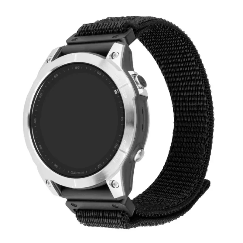 Keičiamasis 22 mm sportinis dirželis „Garmin QuickFit“, „FIXED“ – 160–210 mm, juodas