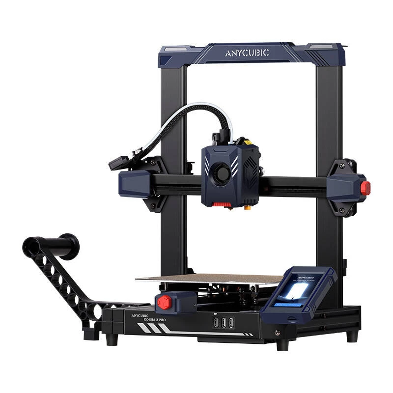 3D spausdintuvas AnyCubic Kobra 2 Pro K2RC0BK-Y-O su dviguba Z ašimi ir automatiniu stalo lygiavimu