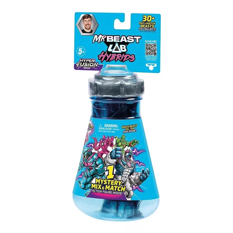 Cobi Mr Beast Lab Hybrids figūrėlių rinkinys — kolekcionuojami veiksmo figūrėlės