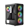 Kompiuterio korpusas Logic Concept Portos ARGB ATX juodas