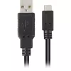 USB 2.0 laidas, USB-A kištukas > Micro-USB kištukas (juodas, 3,0 metro)