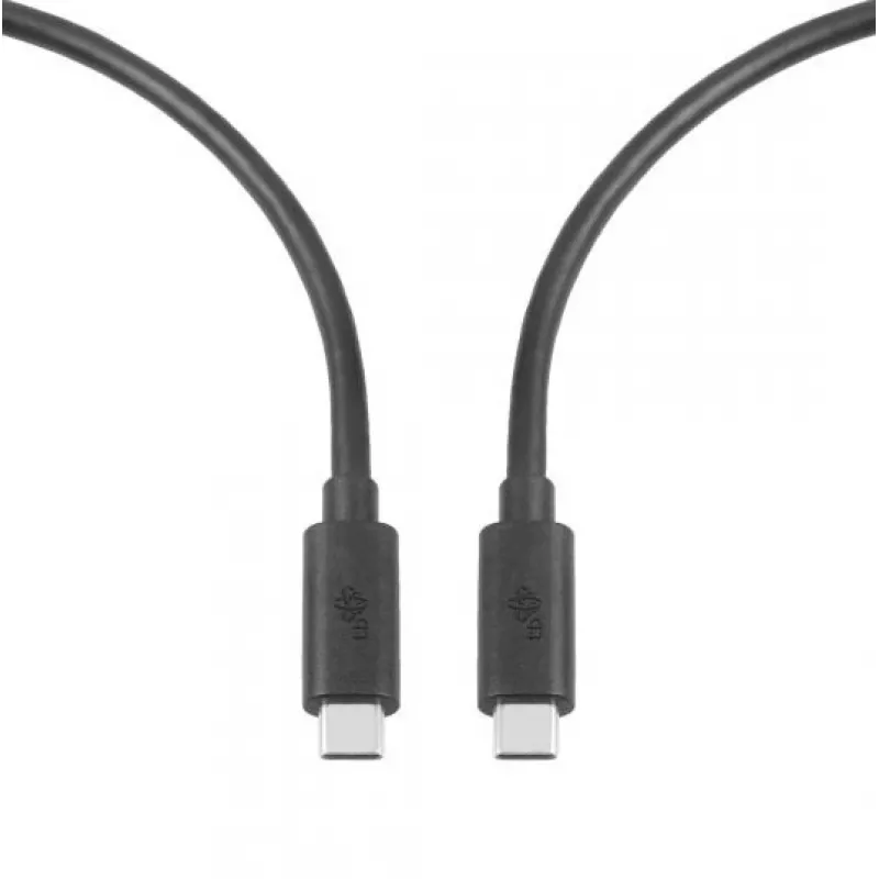 TB laidas USB-C – USB-C 2 m 60 W 5 Gbps juodas