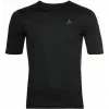 Odlo BL TOP crew neck s/s ACTIVE WARM ECO vyriški marškinėliai, M dydis, juodi