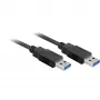 Wentronic Goobay USB 3.0 SuperSpeed kabelis, juodas, 3 m - USB 3.0 kištukas (A tipas) > USB 3.0 kištukas (A tipas) (93929)