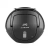 Nešiojamasis CD grotuvas JVC RD‑E221B — juodas, CD/MP3, kasetinis denis, USB atkūrimas, FM radijas, AUX, maitinamas iš tinklo / baterijų