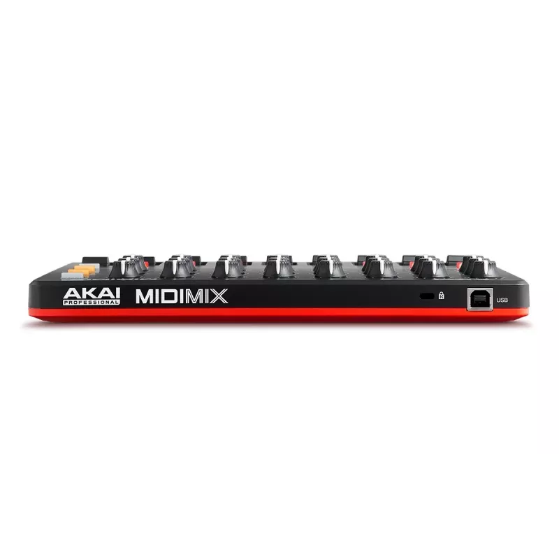 MIDI valdiklis Akai MidiMix 3 kanalų juoda raudona