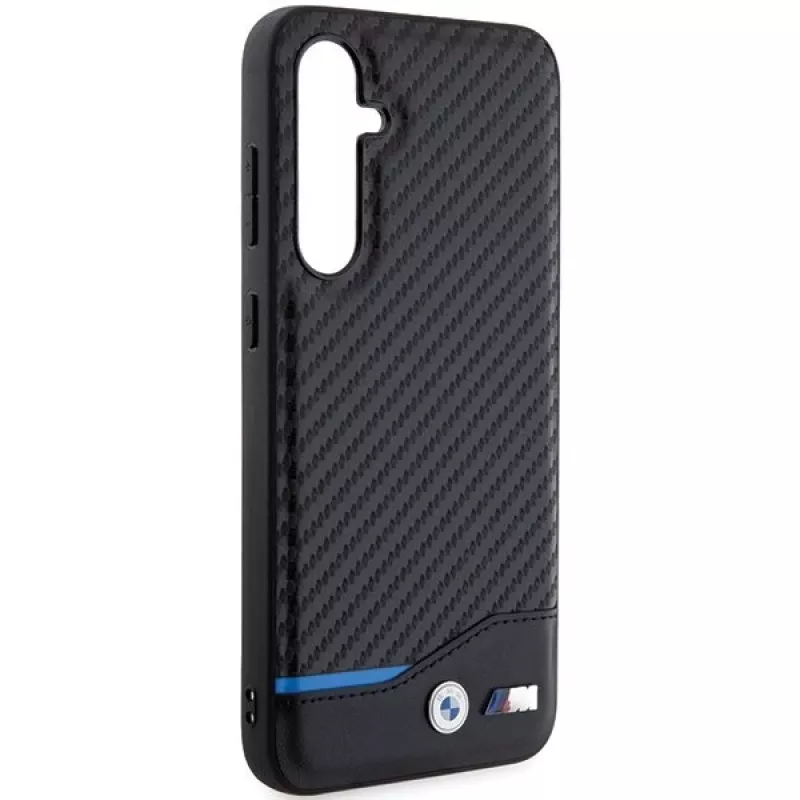 BMW | BMHCS23FE22NBCK | Užpakalinis dangtelis | Samsung | Galaxy S23 FE | Oda anglis | Juoda