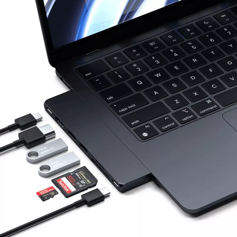 Prijungimo stotelė Satechi ST-HUCPHSD USB 3.2 Gen 2 Type-C Juoda