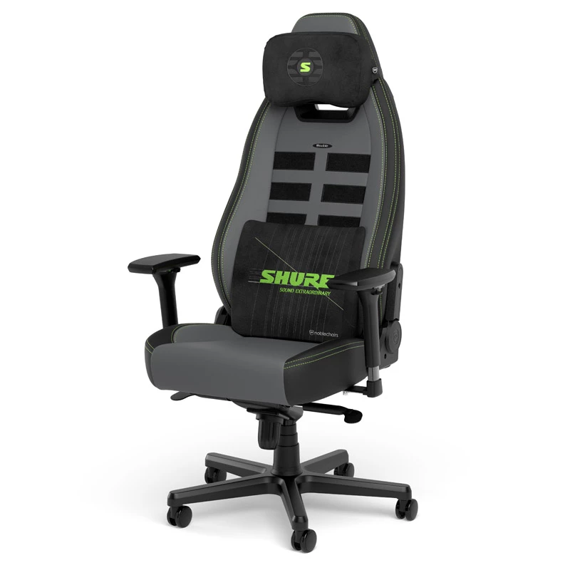 Atminties putos pagalvėlių rinkinys noblechairs Shure Edition GAGC-343 – juosmens ir galvos atramos pagalvėlės