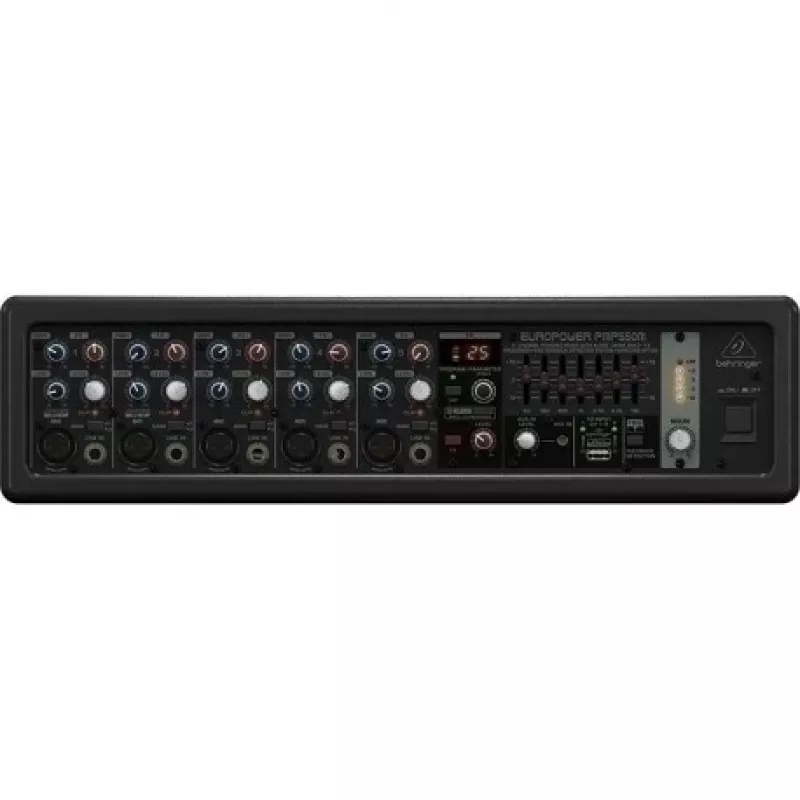 Behringer PMP550M garso maišytuvas 5 kanalų 20 - 20000 Hz Juodas