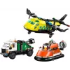 LEGO CITY 60505 Lėktuvas, techninės priežiūros sunkvežimis ir orlaivis Rem