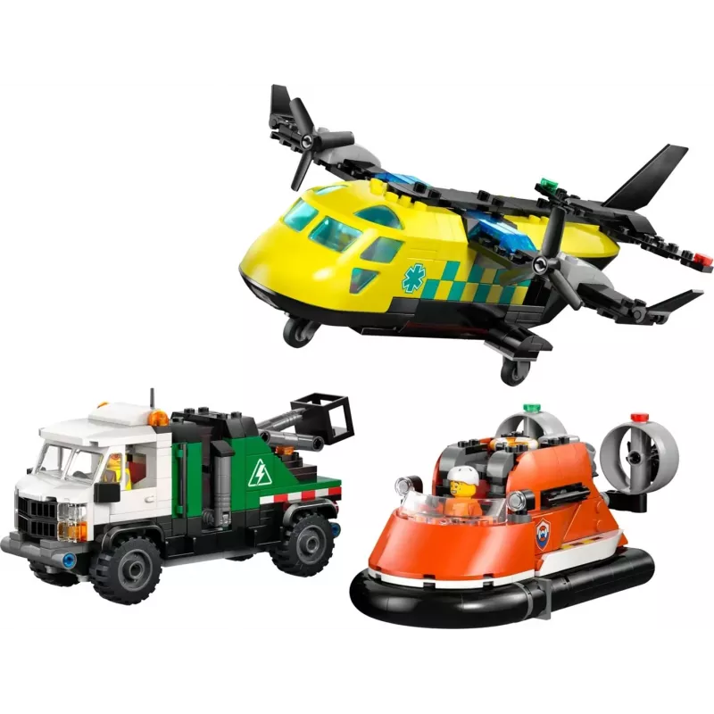 LEGO CITY 60505 Lėktuvas, techninės priežiūros sunkvežimis ir orlaivis Rem