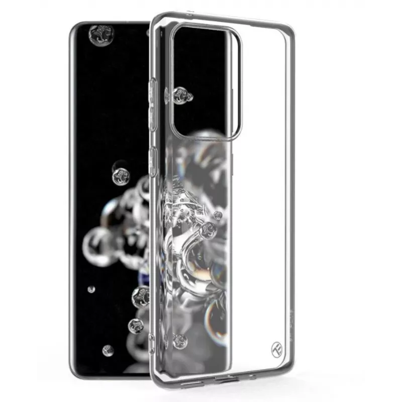 Išmaniojo telefono silikoninis dėklas Tellur, skirtas Samsung S20 Ultra, permatomas