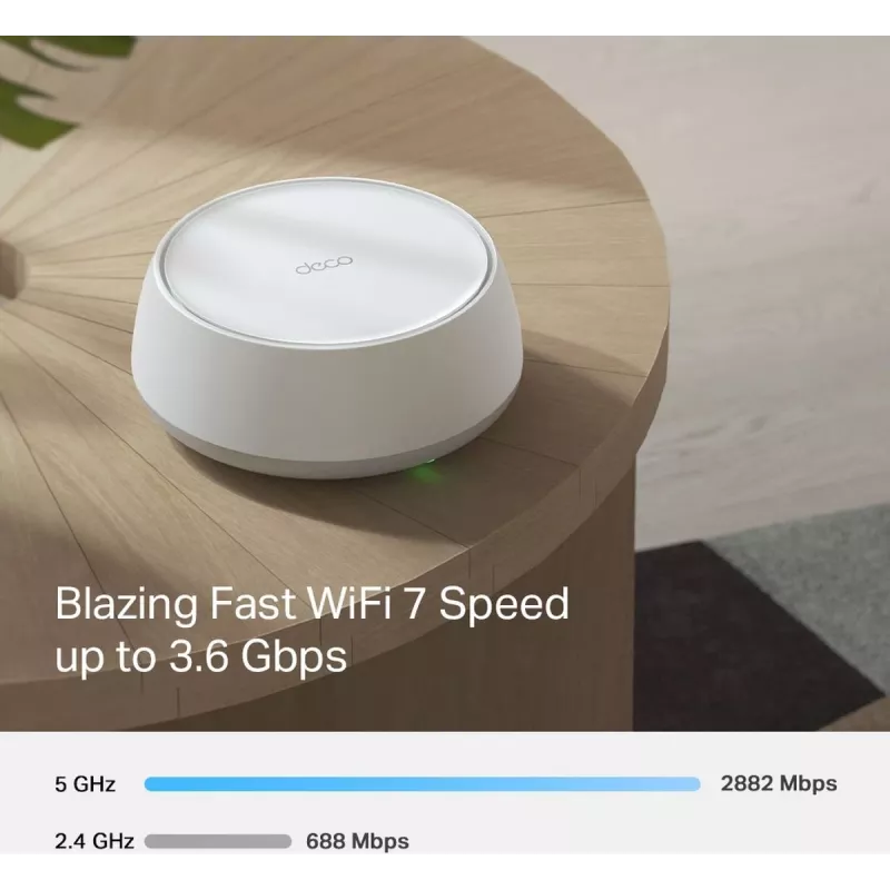 TP-Link Deco BE22 Dviejų juostų (2,4 GHz / 5 GHz) Wi-Fi 7 (802.11be) Baltas 2 Vidiniai