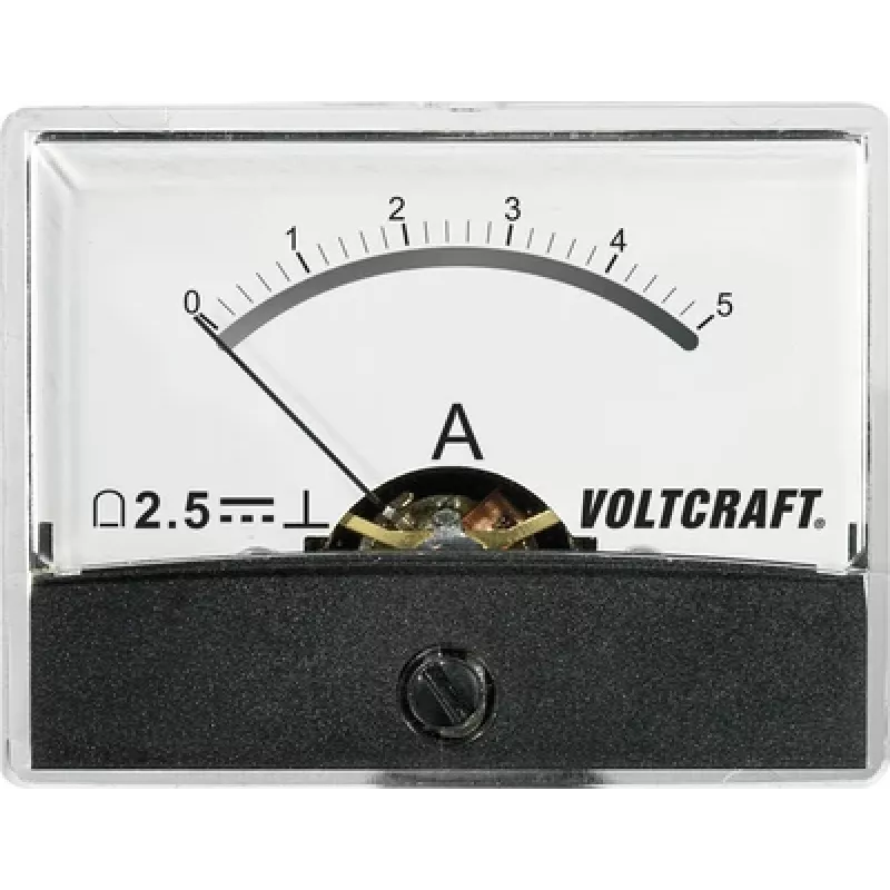Voltcraft AM-60X46/5A/DC montavimo matavimo prietaisas AM-60X46/5A/DC 5 A magnetoelektrinis matuoklis (AM-60X46/5A/DC)