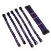 Kolink Core Adept supintas kabelio ilginimo rinkinys - Jet Juoda/Titan Purple