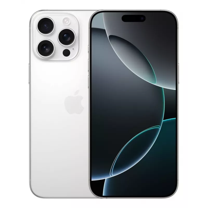 iPhone 16 Pro Max 512GB - Baltas Titanis - Atrakintas
