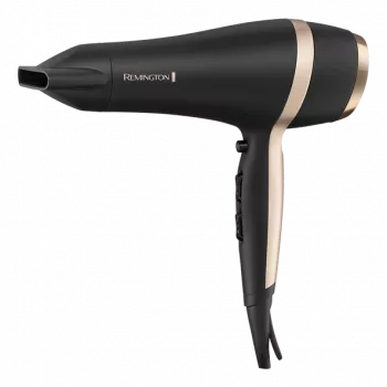 Remington Salon Smooth plaukų džiovintuvo dovanų rinkinys | D6940GP | 2100 W | 3 temperatūros nustatymai | Joninė funkcija | Difuzoriaus antgalis | Juoda