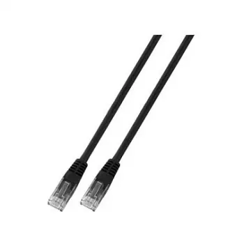EFB-Elektronik RJ45 komutacinis kabelis Cat.6 U/UTP PVC CCA juodas 5m Gamintojas: EFB Elektronik (K8100SW.5)