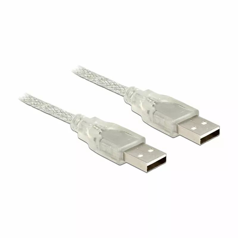 USB laidas DeLOCK 83888 USB 2.0 1,5 m permatomas