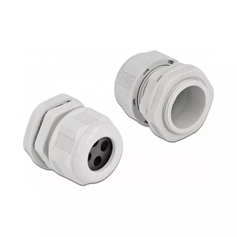 Kabelių sandariklis DeLOCK 60382 Pilkas Plastikinis 2 vnt.