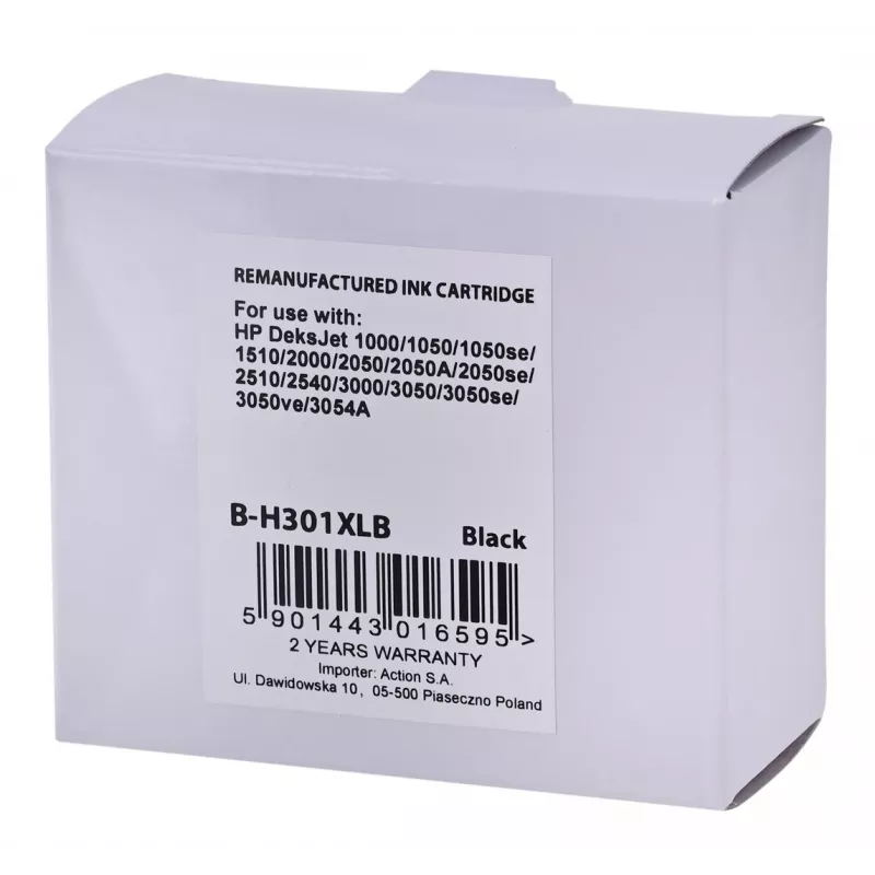 SUPERBULK rašalas HP 301XL CH563 reg B-H301Bk