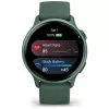 Išmanusis laikrodis GARMIN vívoactive 6 – sportinis laikrodis, 42 mm aliuminio/polimero korpusas, AMOLED 1,2 colio, GPS, 5 ATM, optinis širdies ritmo matuoklis, SpO2, 8 GB, žalias