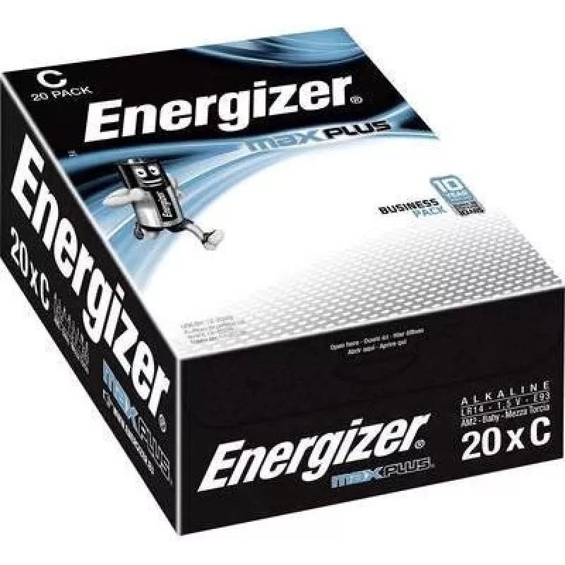 Energizer Battery Max Plus E301324104 C/Baby/LR14 20 vnt.