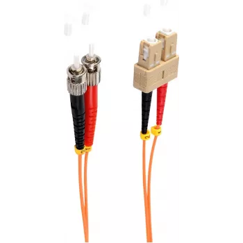 shiverpeaks BS77920 šviesolaidinis kabelis 10 m SC ST OM2 oranžinis (BS77920)