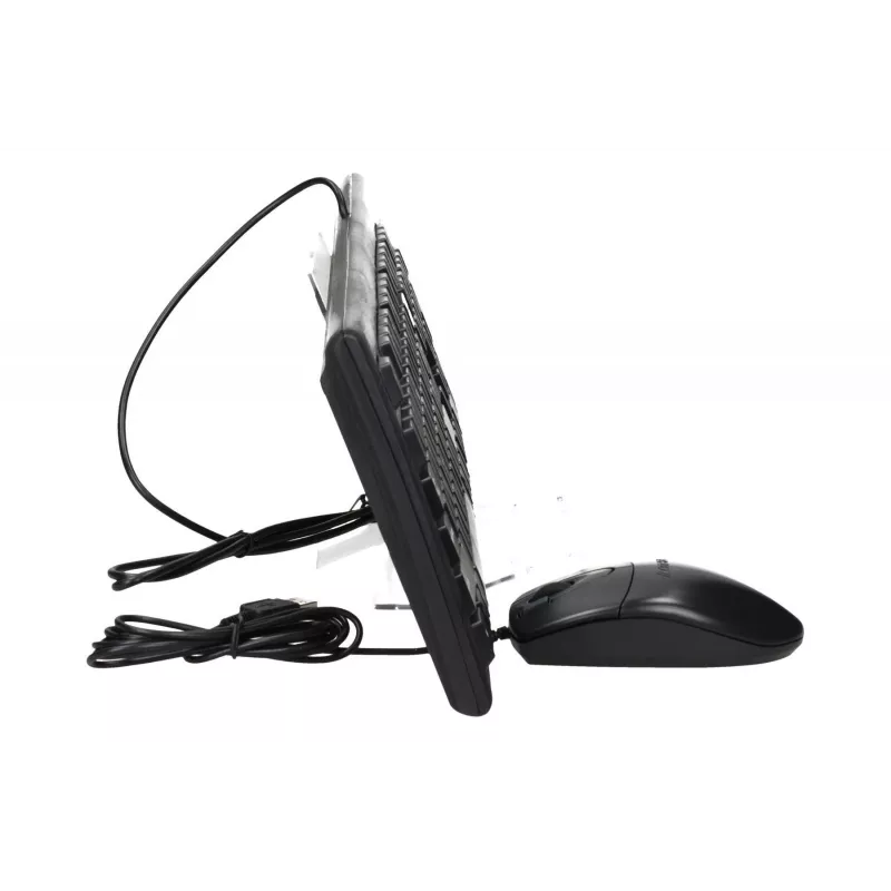A4Tech Km-72620D - Klaviatūros ir pelės rinkinys - USB - US - Juoda