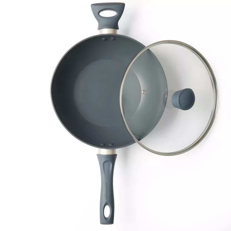 Wok keptuvė Salter BW12267EU7 28 cm nelimpanti, tinkama indukcijai