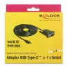 Lygiagretusis kabelis DeLOCK 62964 Juodas 1,8 m