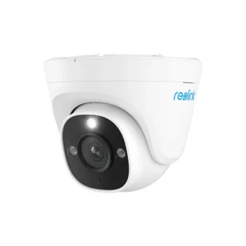 Apsaugos kamera Reolink P344 Dome — 12 MP (4512×2512), 4 mm objektyvas, PoE/DC, IP67, 30 m IR, Baltas turret, 100°×50° matymo kampai