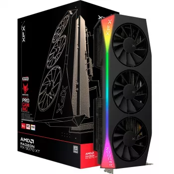 Grafikos plokštė XFX Radeon RX 9070 XT 16 GB GDDR6, 256 bitų, PCIe x16, 3 ventiliatoriai, HDMI 1 / DP 3