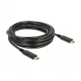 USB kabelis DeLOCK 85206 USB 2.0 4 m USB C Juodas