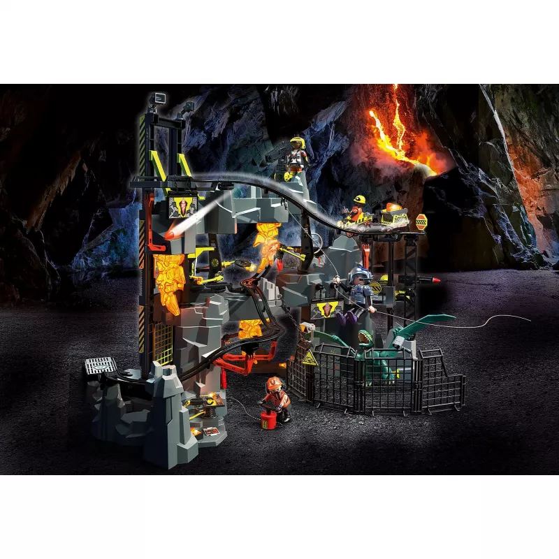 Playmobil - #70925 Dino Rise Dino Mine 386 dalių konstravimo rinkinys - Įvairiaspalvis