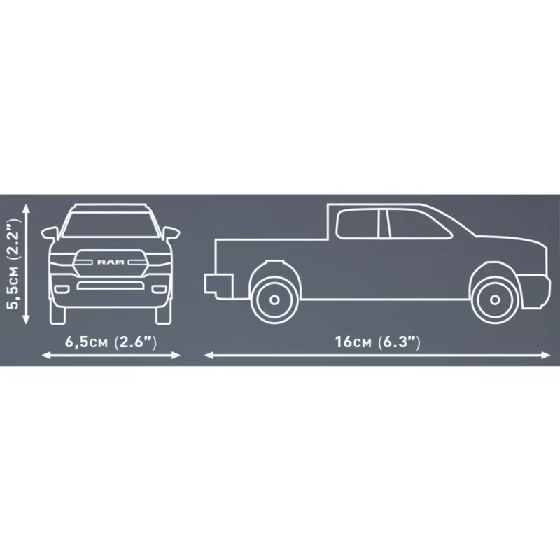 Konstrukcinis žaislas Cobi RAM 1500 24607 2-in-1 statomas modelis, keičiamos konfigūracijos