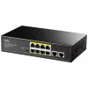 Cudy FS1010P tinklo jungiklis Fast Ethernet (10/100) Power over Ethernet (PoE) juodas
