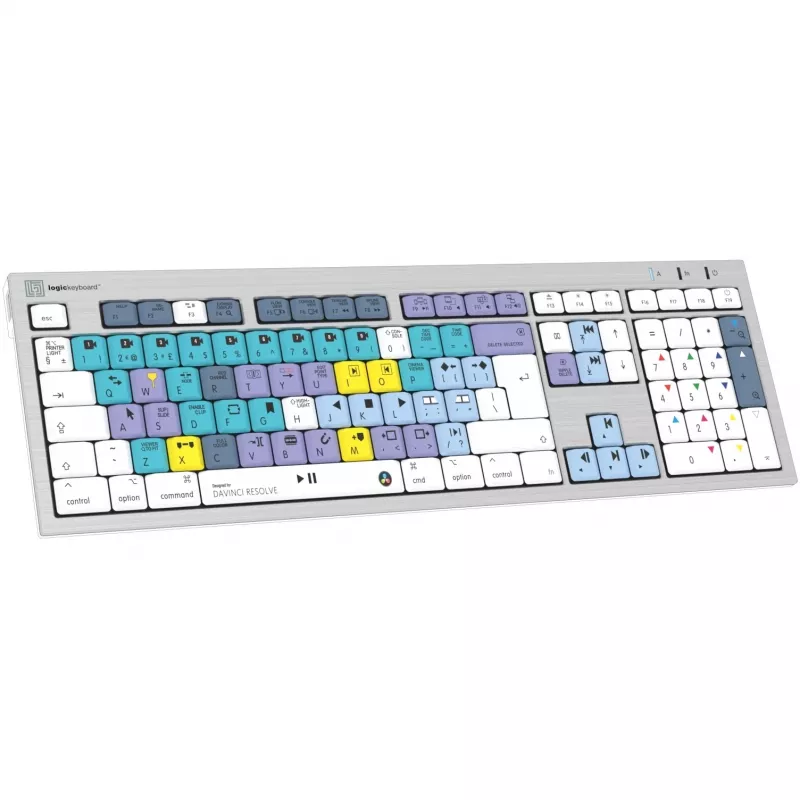 Logickeyboard LKB-RESC-CWMU-UK klaviatūra biurui USB QWERTY anglų
