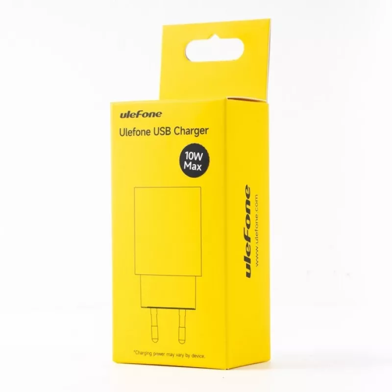 UleFone Charger 10W, skirtas Armor X12 Pro ir Tab W10 – 10 W USB įkroviklis išmaniesiems telefonams ir planšetėms