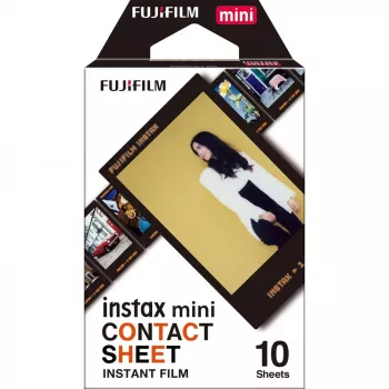 Fujifilm | Momentinė juosta | Instax Mini kontaktinis lapas | 54 cm x 86 mm | Vaizdo matmenys: 62 × 46 mm | Kiekis 10
