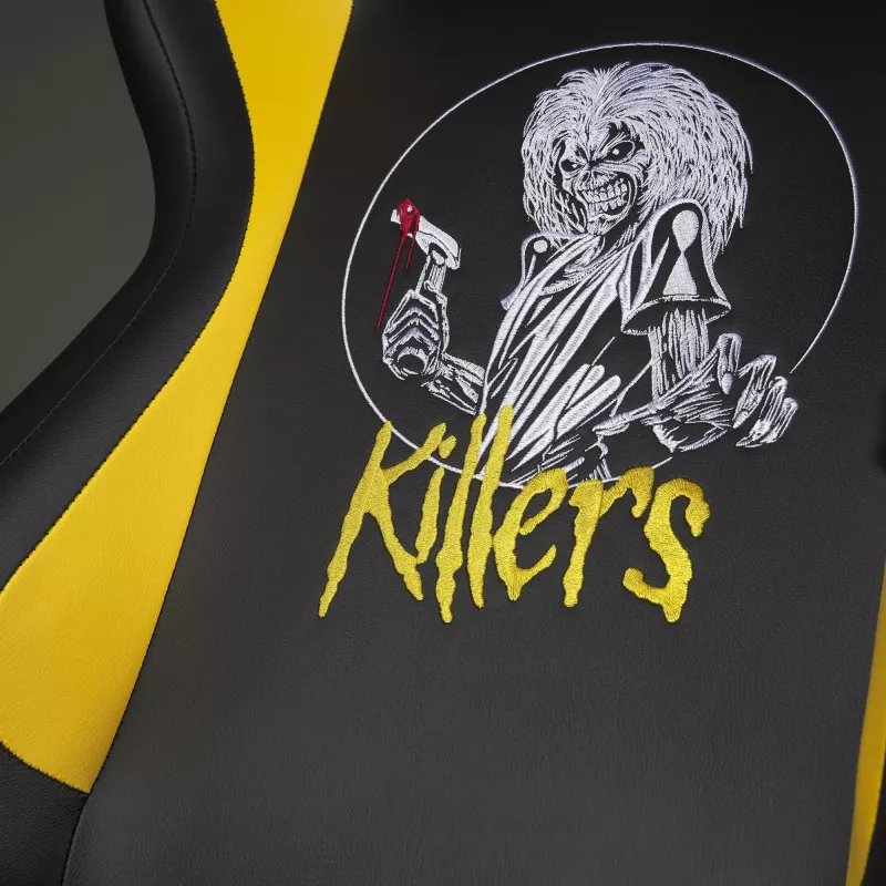 Žaidimų kėdė SUBSONIC Subsonic Pro Iron Maiden Killers — ergonomiškas dizainas, reguliuojamas aukštis
